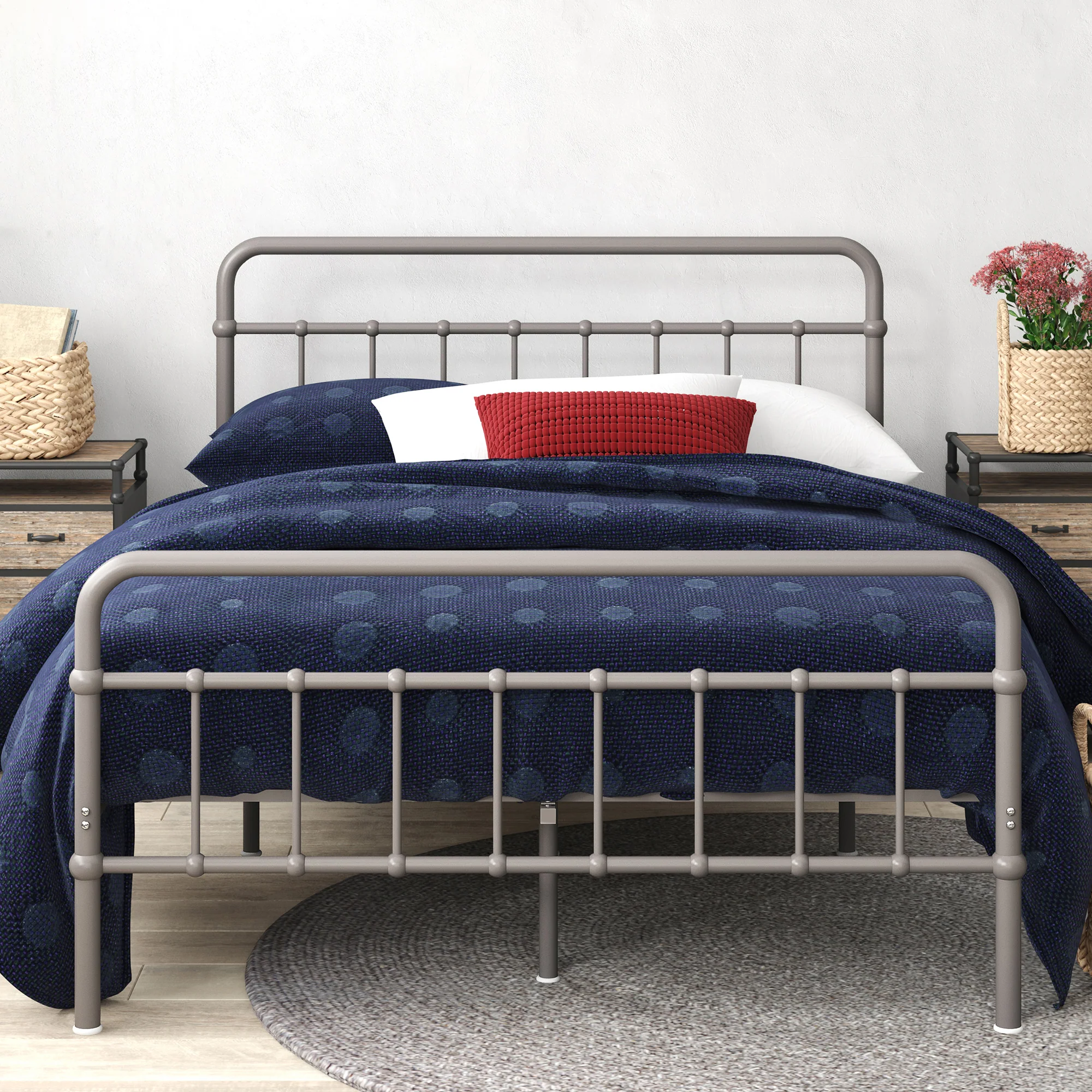 Florence Metal Platform Bed Frame - Image 15