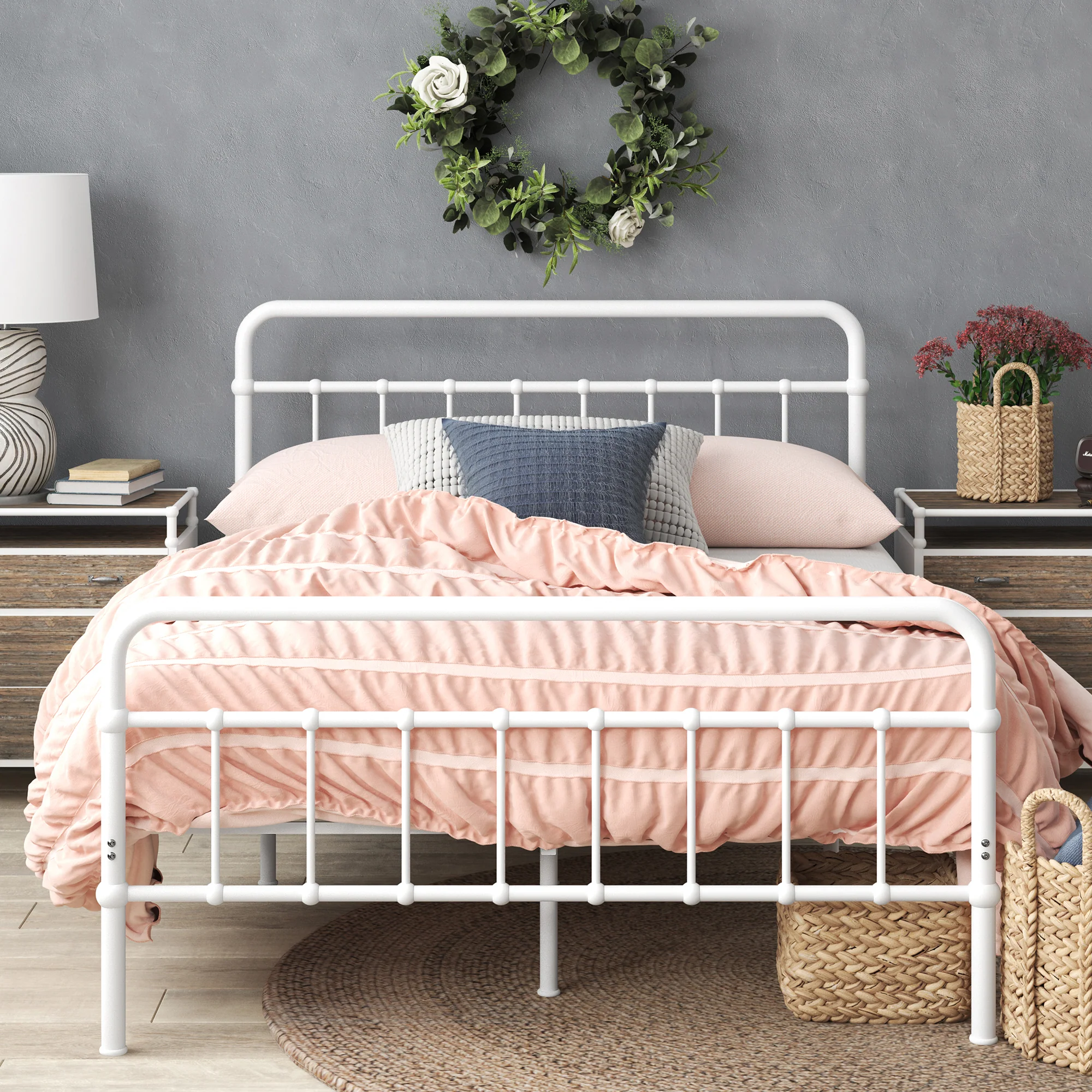 Florence Metal Platform Bed Frame - Image 8
