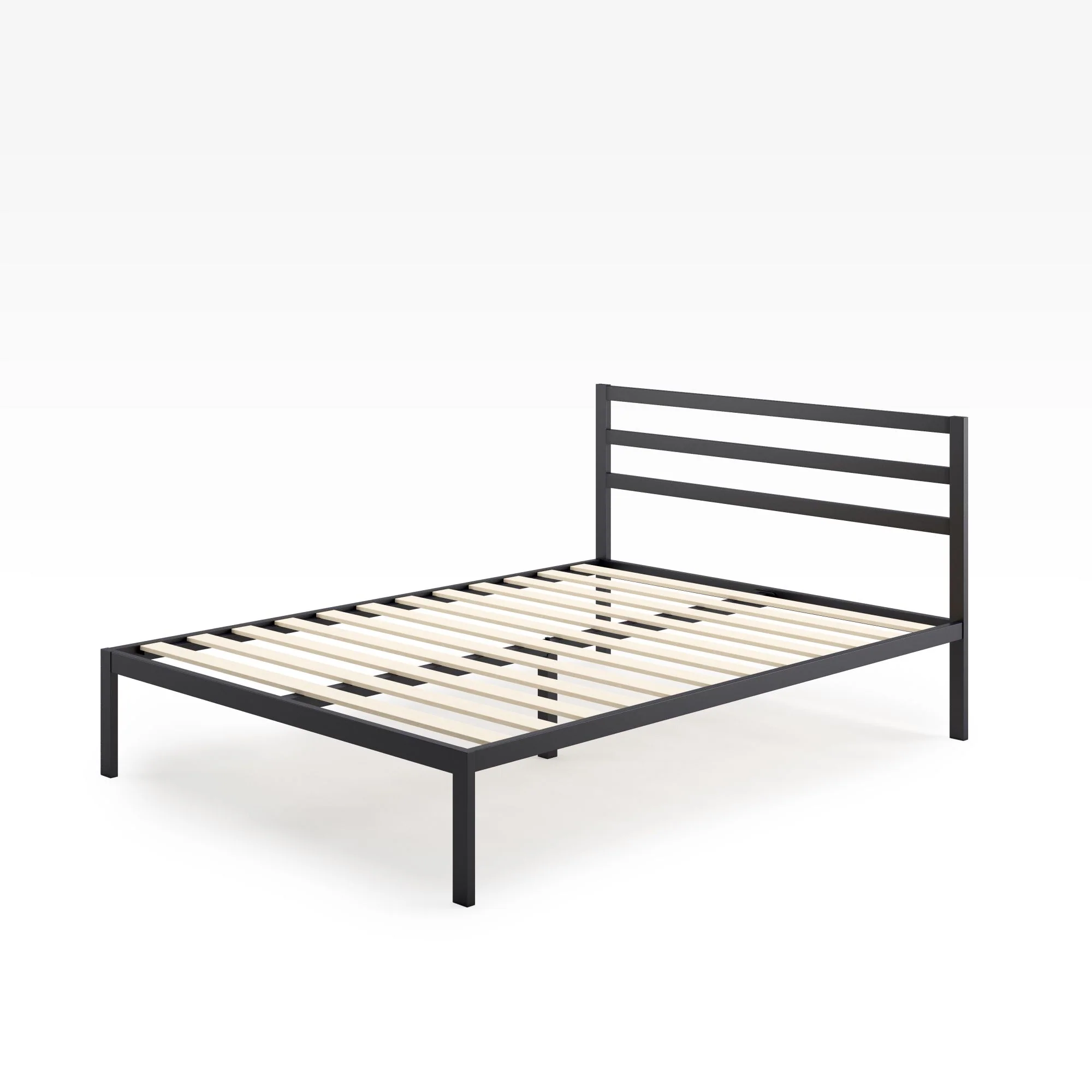 Mia Metal Platform Bed Frame with Headboard - Image 6
