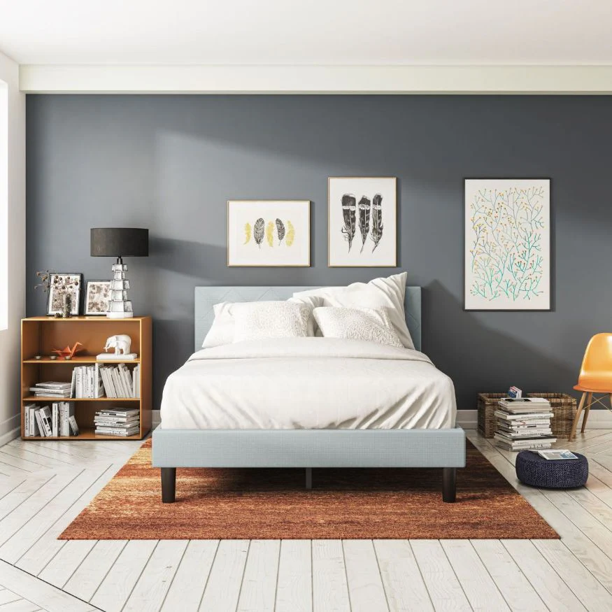 Shalini Upholstered Platform Bed Frame - Image 15