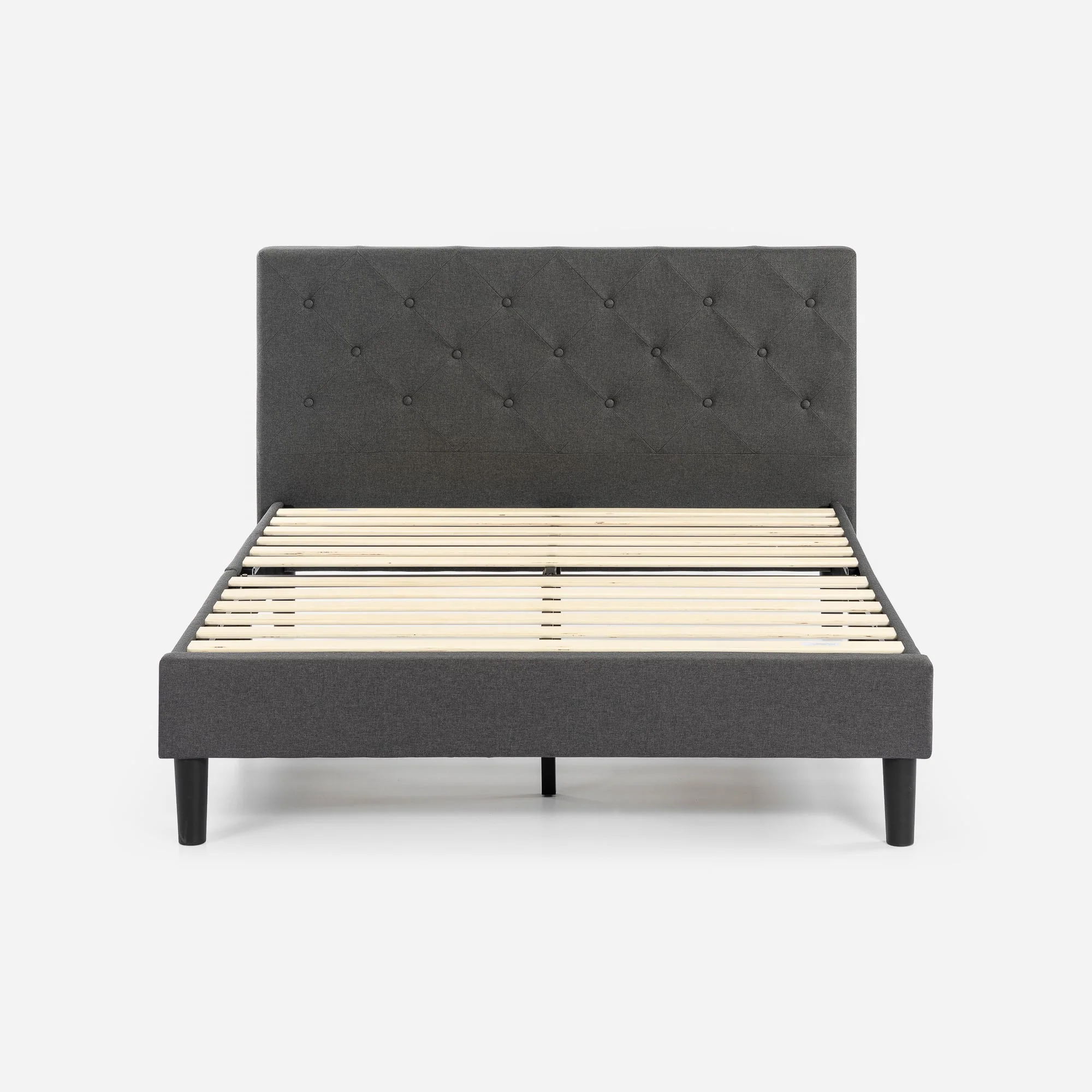 Shalini Upholstered Platform Bed Frame with USB Ports - Image 3