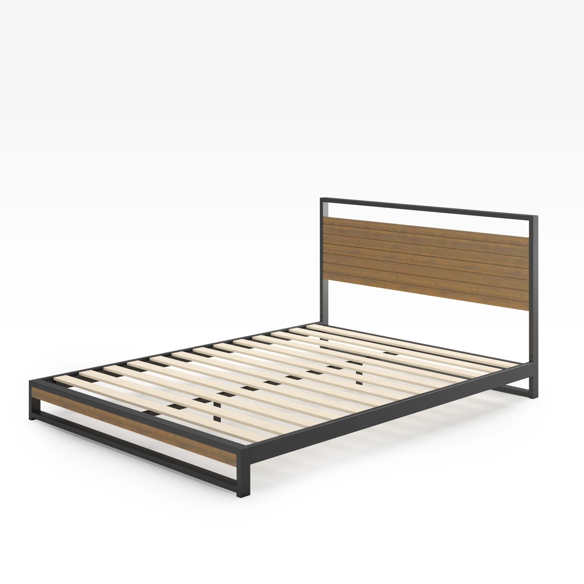 Suzanne Metal and Bamboo Platform Bed Frame - Image 10