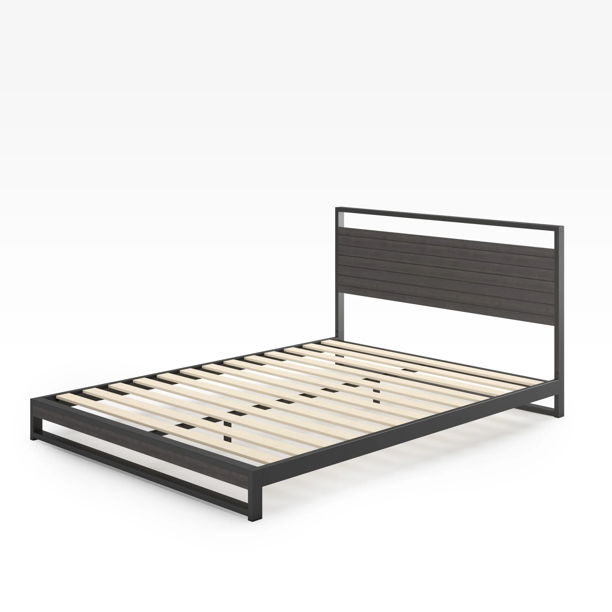 Suzanne Metal and Bamboo Platform Bed Frame - Image 5