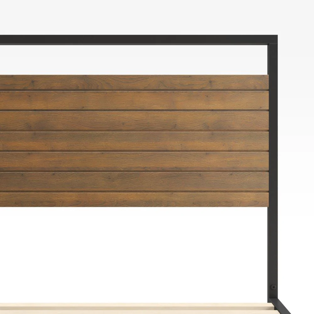 Suzanne Metal and Bamboo Platform Bed Frame - Image 9