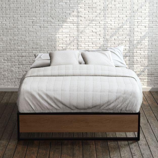 GOOD DESIGN™ Award Winner - Suzanne Metal and Bamboo Platform Bed Frame - Image 11