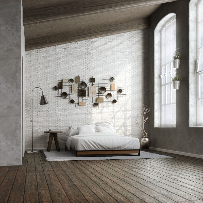 GOOD DESIGN™ Award Winner - Suzanne Metal and Bamboo Platform Bed Frame - Image 3